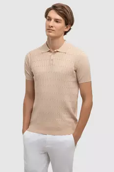 Поло из хлопка Пима