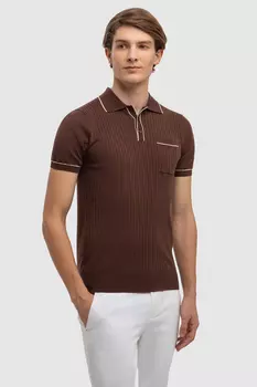 Поло из хлопка Пима