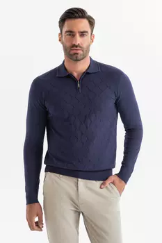 Поло из хлопка Пима