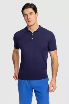 Поло из хлопка с шелком KANZLER