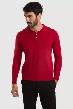 Поло с длинным рукавом из хлопка KANZLER