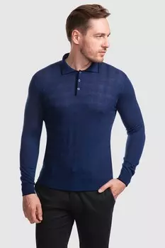 Поло с длинным рукавом из шерсти KANZLER