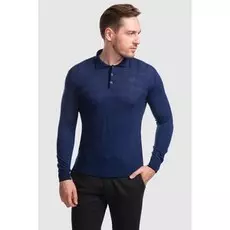 Поло с длинным рукавом из шерсти KANZLER