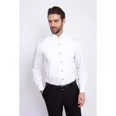 Полуприталенная рубашка из хлопка KANZLER