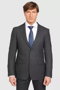 Полуприталенный костюмный пиджак из шерсти KANZLER