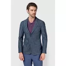 Полуприталенный пиджак из хлопка KANZ:ER