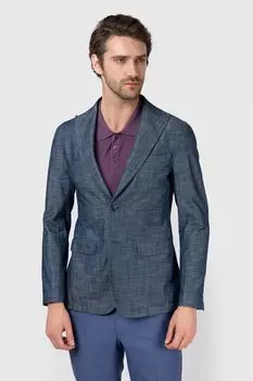 Полуприталенный пиджак из хлопка KANZ:ER