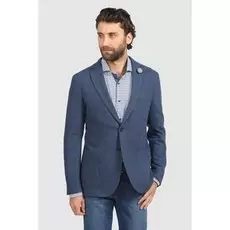 Полуприталенный пиджак из шерсти KANZLER