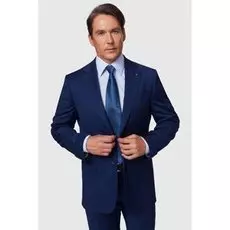 Полуприталенный пиджак из шерсти KANZLER