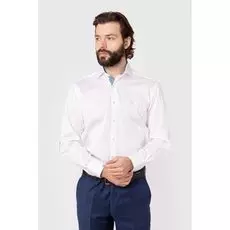 Прямая рубашка из хлопка KANZLER