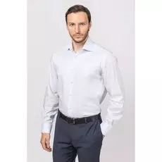 Прямая рубашка из хлопка KANZLER