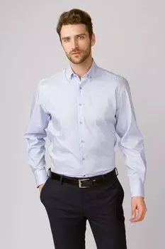 Прямая рубашка из хлопка KANZLER