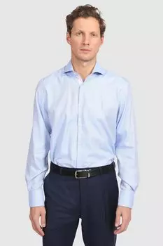 Прямая рубашка из хлопка KANZLER