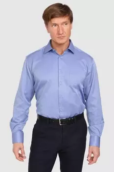 Прямая рубашка из хлопка KANZLER