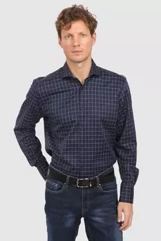 Прямая рубашка из хлопка KANZLER