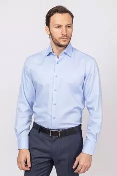 Прямая рубашка из хлопка KANZLER