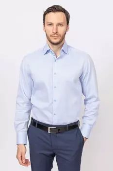 Прямая рубашка из хлопка KANZLER