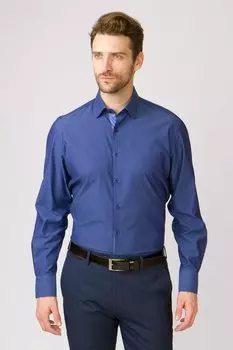 Прямая рубашка из хлопка KANZLER