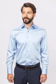 Прямая рубашка из хлопка KANZLER