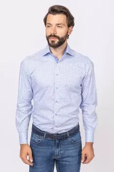 Прямая рубашка из хлопка KANZLER