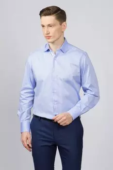 Прямая рубашка из хлопка KANZLER