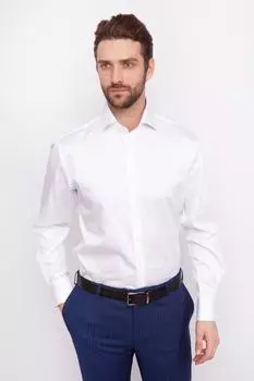 Прямая рубашка из хлопка KANZLER