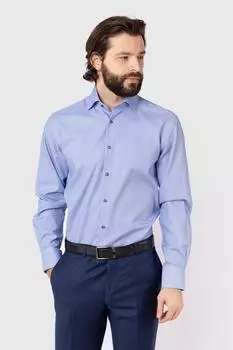 Прямая рубашка из хлопка KANZLER