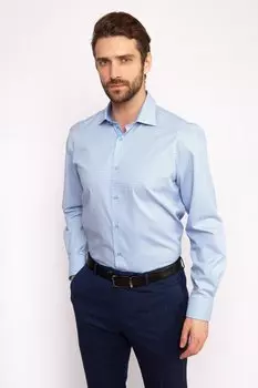 Прямая рубашка из хлопка KANZLER