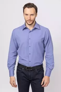 Прямая рубашка из хлопка KANZLER