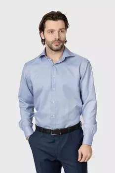 Прямая рубашка из хлопка KANZLER