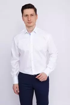 Прямая рубашка из хлопка KANZLER