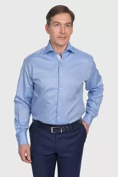 Прямая рубашка из хлопка KANZLER