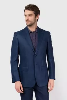 Прямой пиджак из шерсти и льна KANZLER