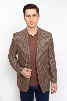 Прямой пиджак из шерсти и льна KANZLER