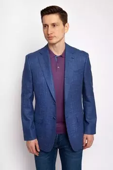 Прямой пиджак из шерсти, льна и шёлка KANZLER