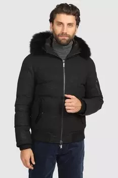 Пуховик с натуральным мехом KANZLER