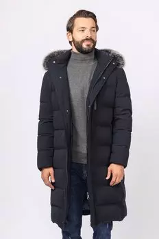 Пуховик с натуральным мехом KANZLER