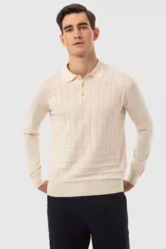 Пуловер-поло из хлопка