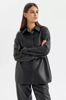 Рубашка из экокожи