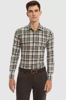 Рубашка из хлопка в клетку