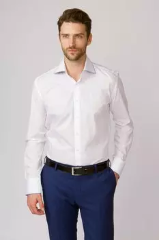 Рубашка приталенная из хлопка KANZLER