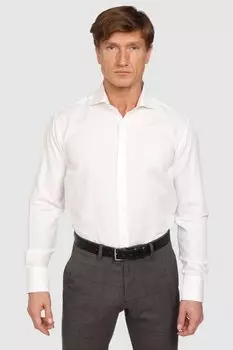 Рубашка приталенная из хлопка KANZLER