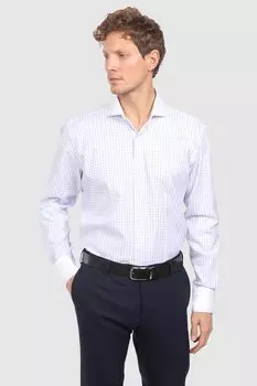 Рубашка приталенная из хлопка KANZLER