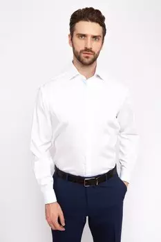 Рубашка приталенная из хлопка KANZLER