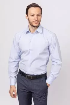 Рубашка приталенная из хлопка KANZLER