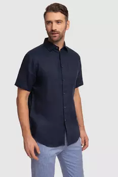 Рубашка с коротким рукавом изо льна