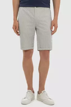 Шорты из хлопка и льна