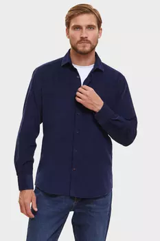 Сорочка полуприталенная из хлопка