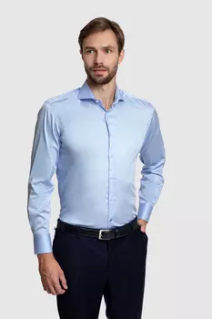 Сорочка полуприталенная из хлопка KANZLER