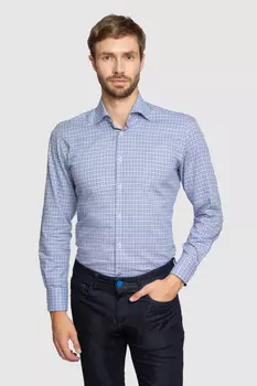 Сорочка полуприталенная из хлопка KANZLER